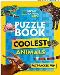 Puzzle Book Coolest Animals